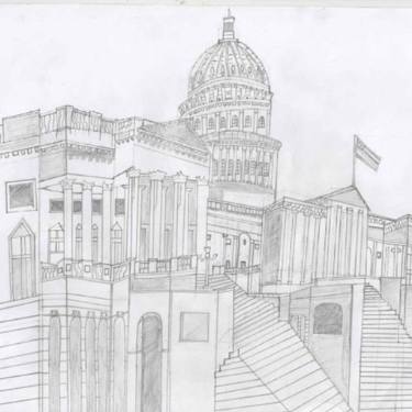 Capitol Building Drawing at PaintingValley.com | Explore collection of ...