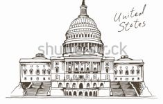 235x150 Vector Drawing Elegant Collection Of Washington Dc Capitol - Capitol Building Drawing