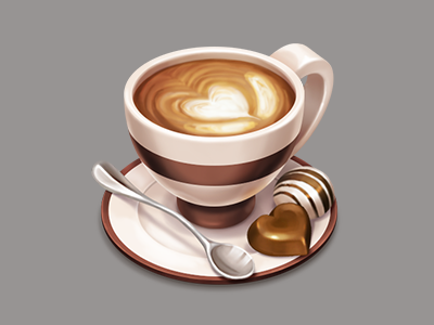 400x300 cappuccino cup icon - Cappuccino Drawing