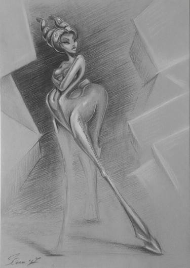 375x529 capricorn drawing - Capricorn Drawings