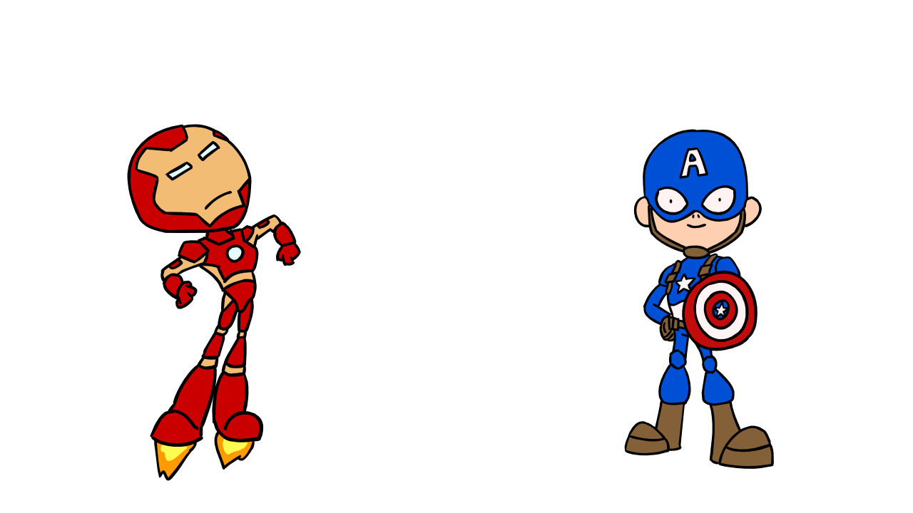 1280x720 Daily Drawing - Captain America Cartoon Drawing