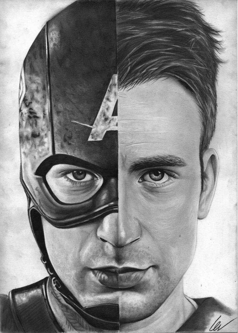 Captain America Drawing at Explore collection of