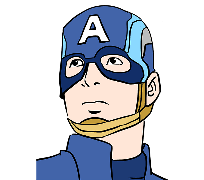 678x600 how to draw captain america in a few easy steps easy drawing guides - Captain America Drawing