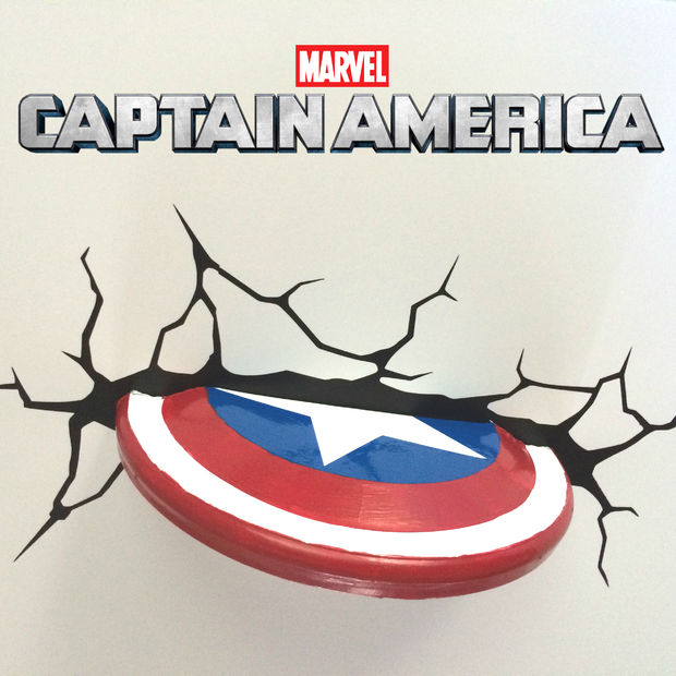 620x620 captain america shield wall decoration steps - Captain America Shield Drawing
