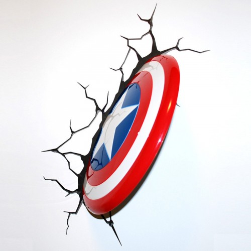 500x500 captain america shield wall light - Captain America Shield Drawing