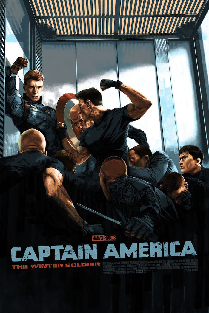 700x1050 mondo marvel show every poster and the artists' favorite movies - Captain America The First Avenger Drawing