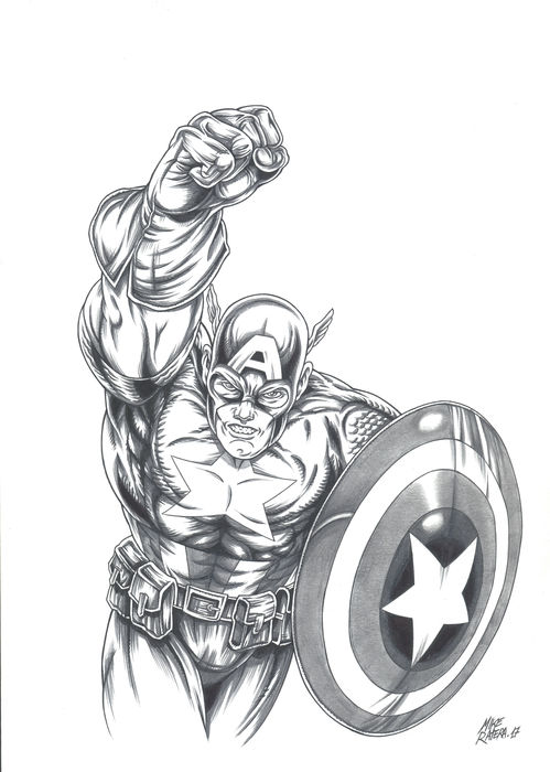 499x700 Ratera, Mike - Captain Drawing