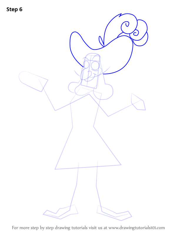 612x792 learn how to draw captain james hook from jake and the never land - Captain Hook Drawing