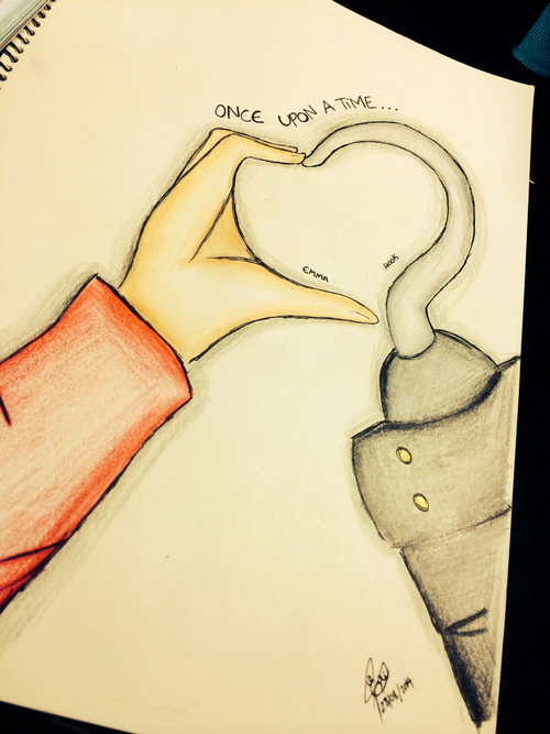 500x667 swan and hook discovered - Captain Hook Drawing