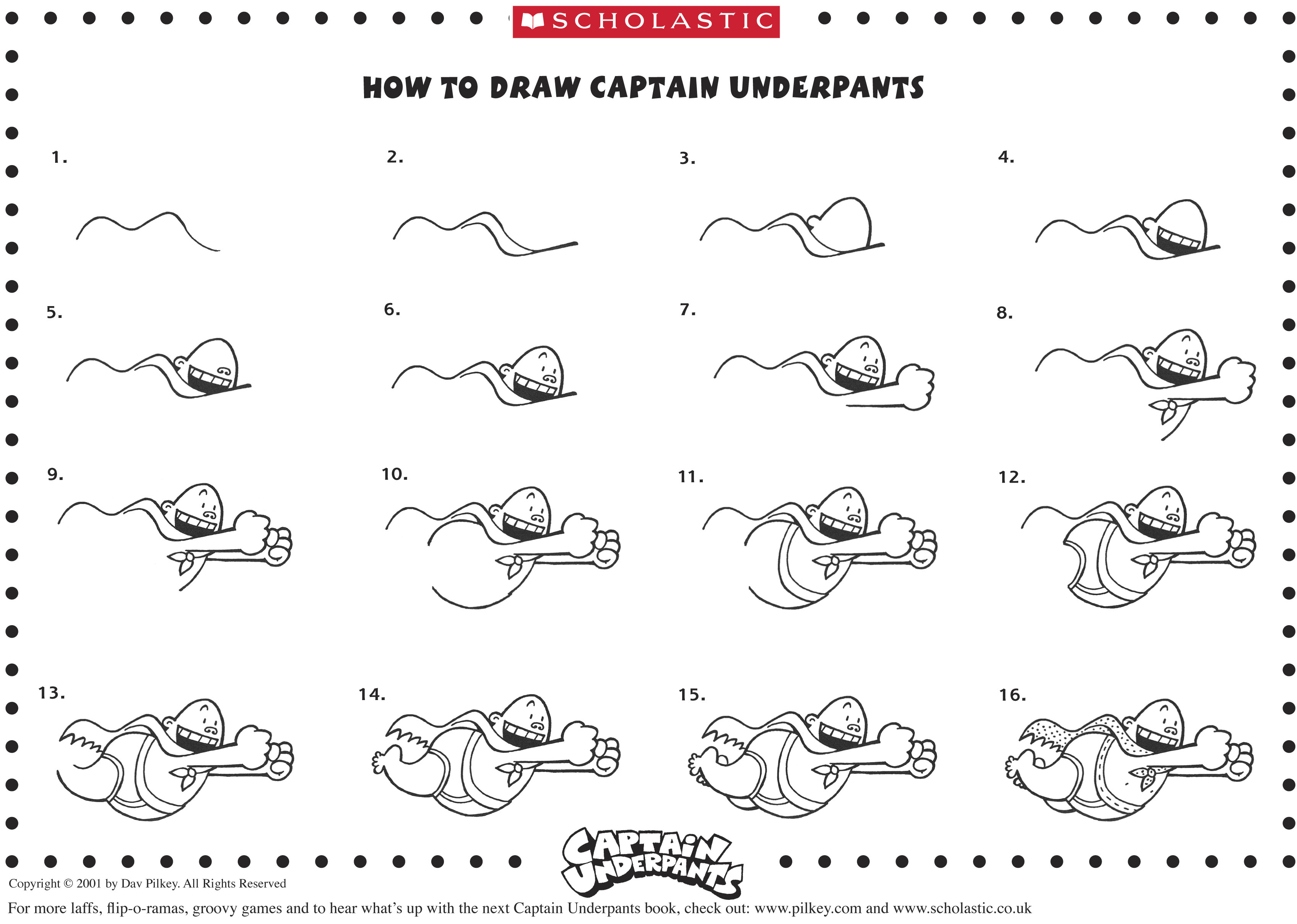 3392x2418 how to draw captain underpants - Captain Underpants Drawing