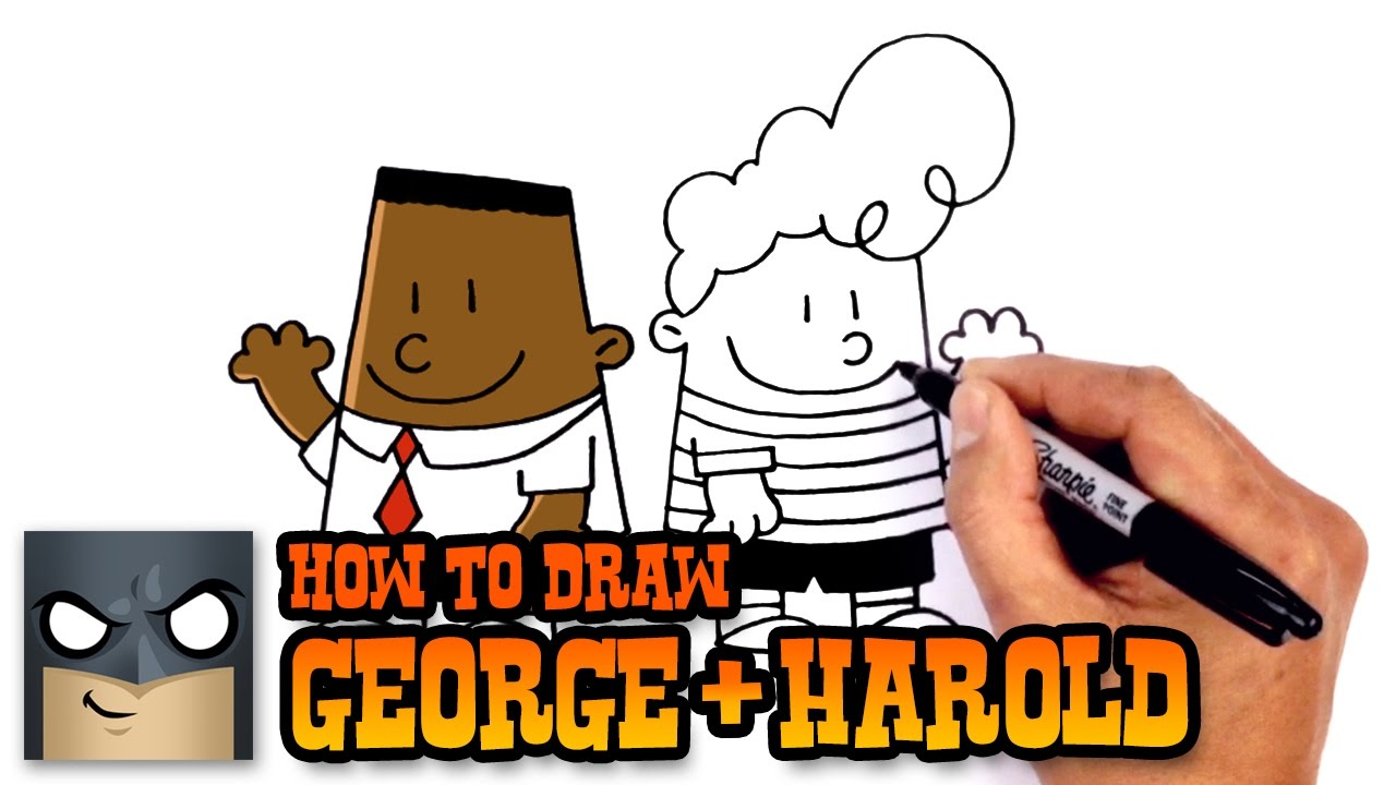 1280x720 how to draw george and harold captain underpants - Captain Underpants Drawing