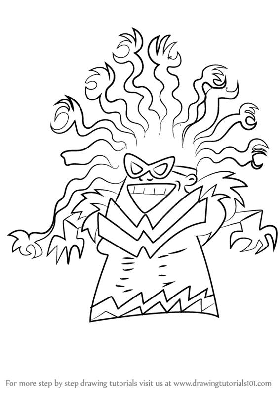 567x800 learn how to draw tara ribble from the adventures of captain - Captain Underpants Drawing