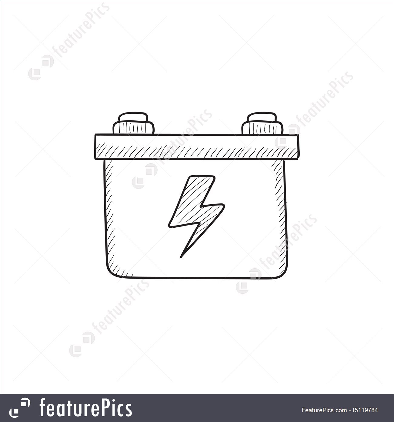 How To Draw A Car Battery Haiper