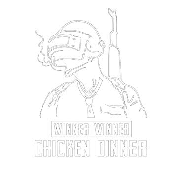 355x355 Hitsan Incorporation Pubg Game Player Car Body Stickers - Car Body Drawing