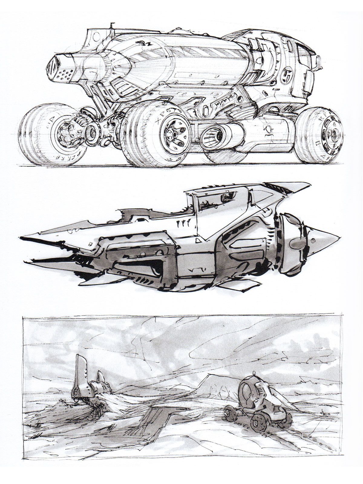 1200x1600 misc sketches - Car Body Drawing