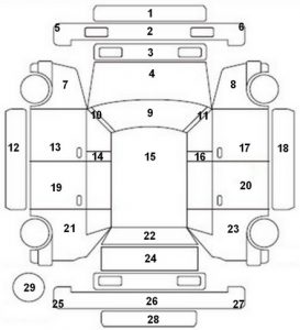 273x300 Names Of Structural Parts - Car Body Drawing