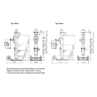 320x320 Spare Rubber Pad For Car Body Jack Type Lifting Products Ltd - Car Body Drawing