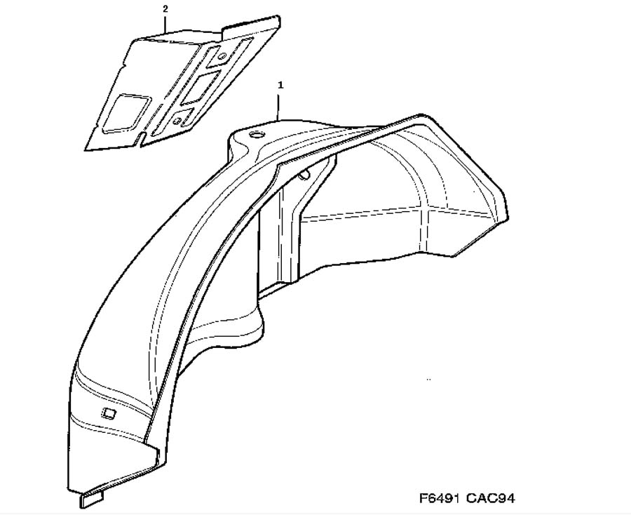 900x734 car body, wheel housing, rear - Car Body Drawing