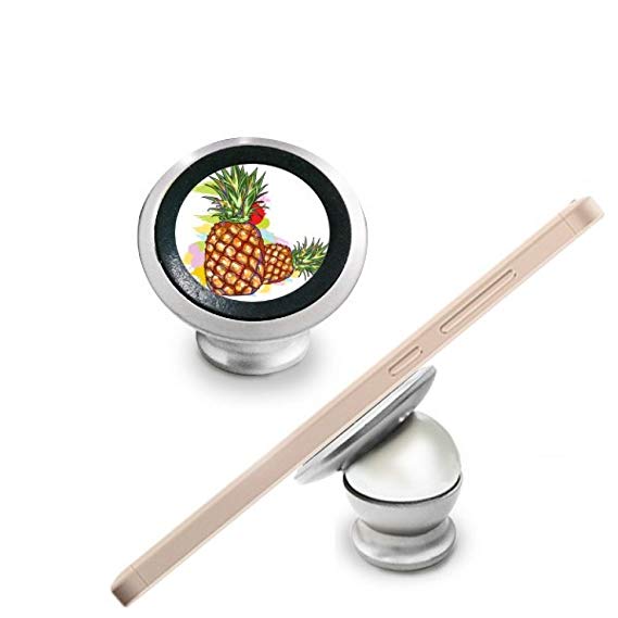 569x569 Pinapples Couple Fruit Drawing Magnetic Phone Mount - Car Dashboard Drawing