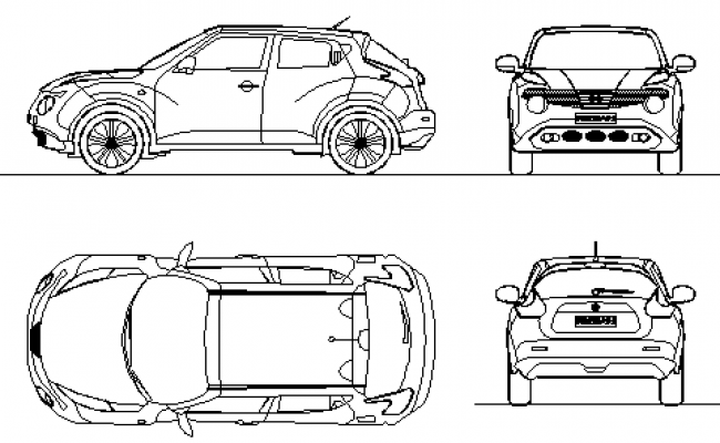650x400 Block Of Auto Nissan Car Design Drawing - Car Design Drawing