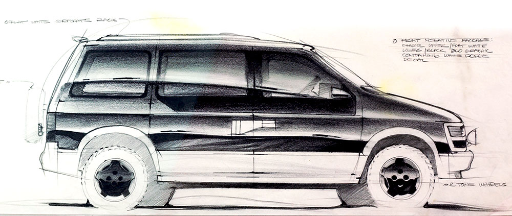 1000x423 Car Design Drawings Getting Creative With Line Weight - Car Design Drawing