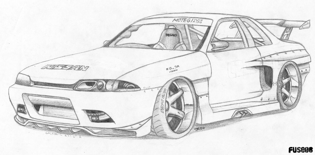 1072x528 Car Drawings Outline - Car Drawing