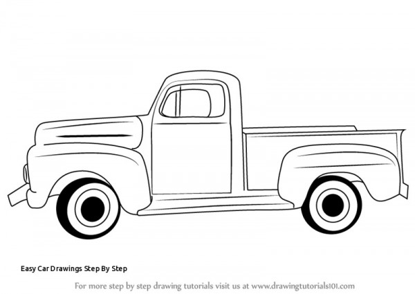 600x425 Car Drawing Easy - Car Drawing
