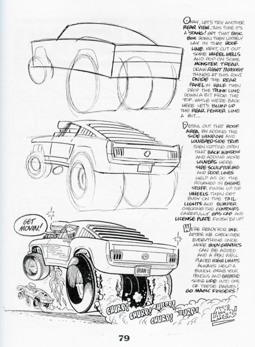 500x679 Hotrodhotline - Car Drawing Book
