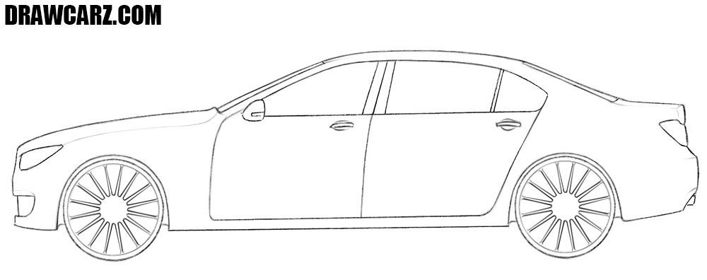 1000x396 how to draw a car easy drawcarz - Car Drawing Easy