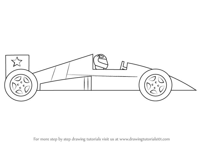 800x566 Learn How To Draw A Racing Car For Kids - Car Drawing Easy