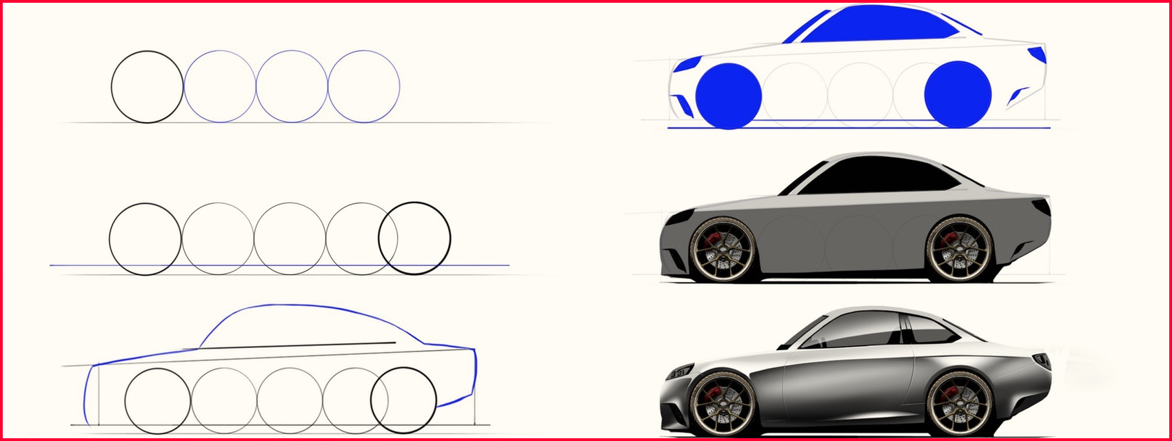 Car Drawing Easy Step By Step at Explore