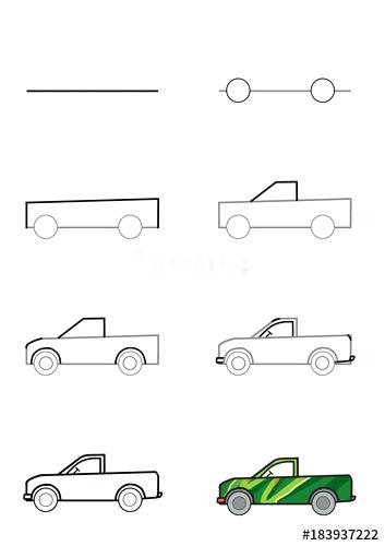 40+ Best Collections Step By Step Car Drawing Easy - Karon C. Shade