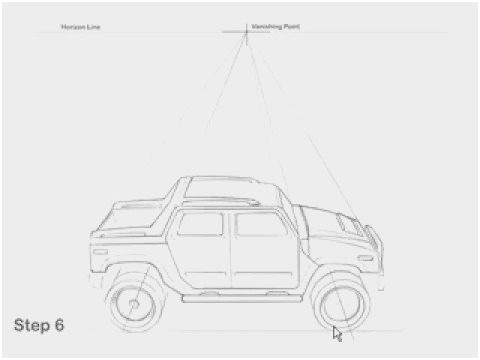 480x360 Car Drawing Tutorial Unique How To Draw Cars Fast And Easy Hummer - Car Drawing For Beginners