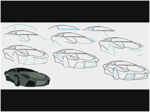 480x360 Car Drawing Tutorial Inspirational How To Draw A Lamborghini - Car Drawing For Kids Step By Step
