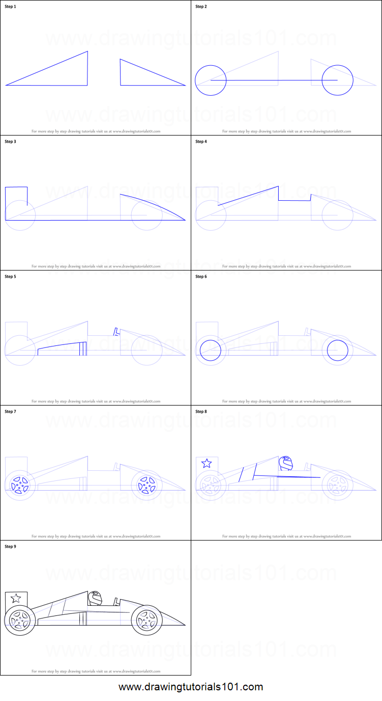 751x1376 How To Draw A Racing Car For Kids Printable Step - Car Drawing For Kids Step By Step