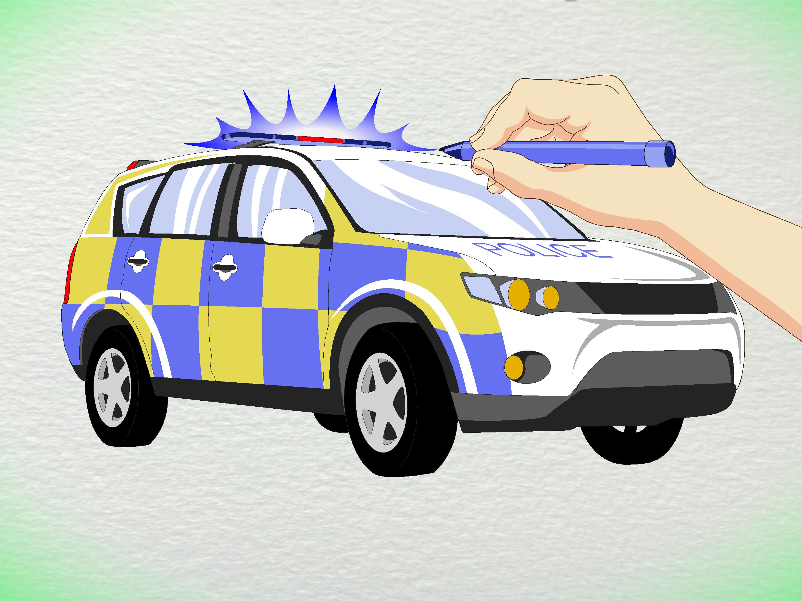 2800x2100 Ways To Draw A Police Car - Car Drawing For Preschoolers