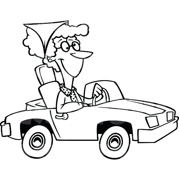 600x612 Car Coloring Pages Preschool For Preschoolers Awesome Drawing - Car Drawing For Preschoolers