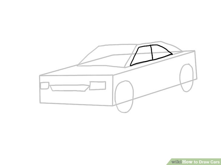 car stick drawing