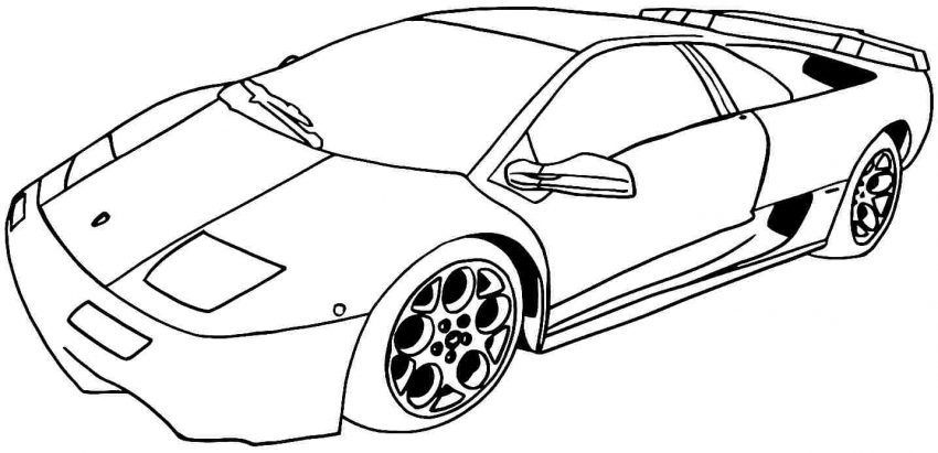 850x411 Race Car Drawing For Kids At Getdrawings Com Free Personal Use - Car Drawing Images