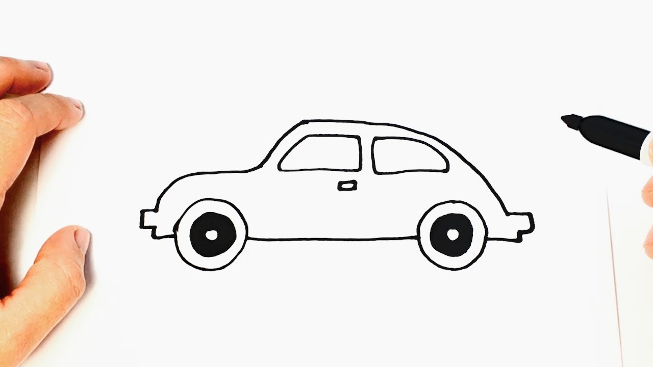 1280x720 Car Drawing Easy - Car Drawing Images