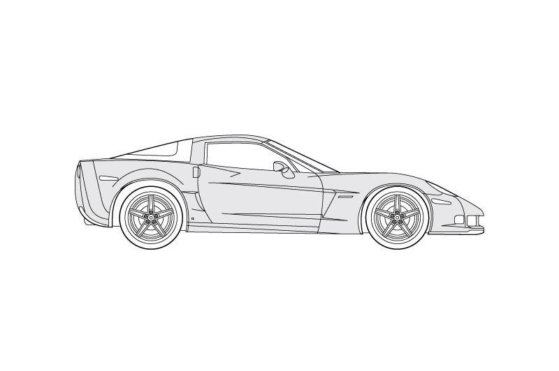 800x532 Revit Chevrolet Corvette Familiy To Bring Scale And Realism - Car Drawing Pdf