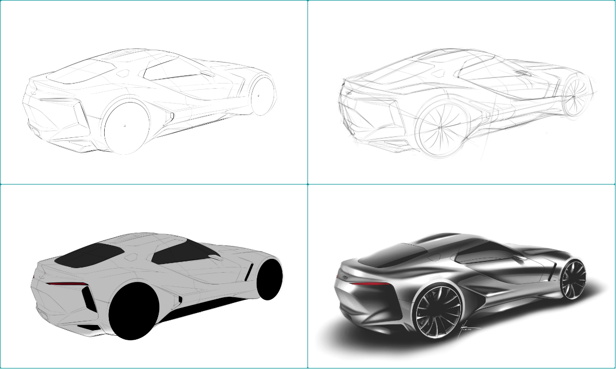 1200x720 Free Brush Set Hudson Rio's Industrial Design Brushes - Car Drawing Pictures