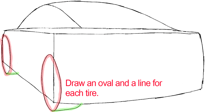 700x382 How To Draw The Back Of A Car With Easy Step - Car Drawing Step By Step