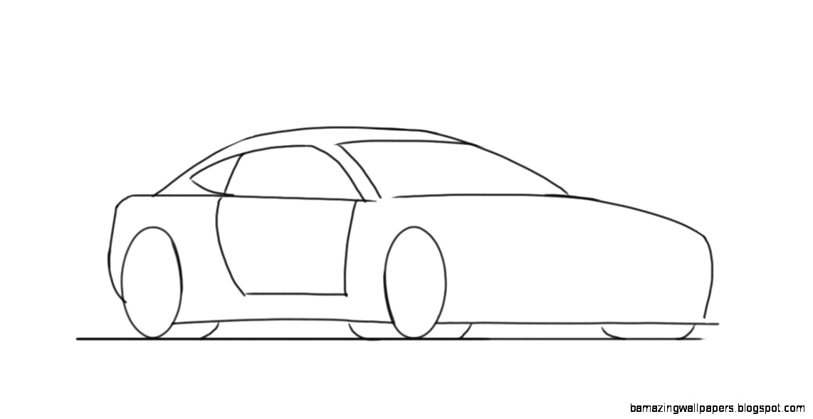 1142x589 Race Car Drawing Easy Simple Car Coloring Pages How To Draw - Car Drawing Step By Step