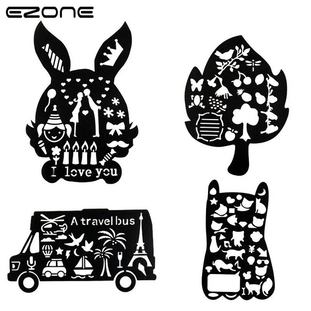 640x640 Ezone Creative Children Drawing Template Ruler Cartoon Hollow - Car Drawing Template