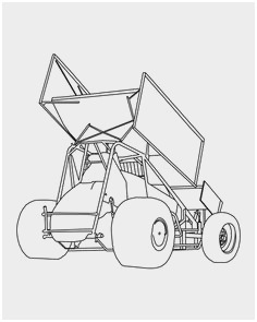 236x295 Sprint Car Coloring Pages Amazing Of Car Drawing Template - Car Drawing Template