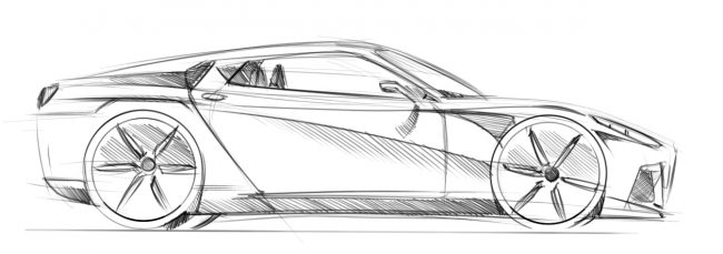 650x229 Car Drawing Template - Car Drawing Template