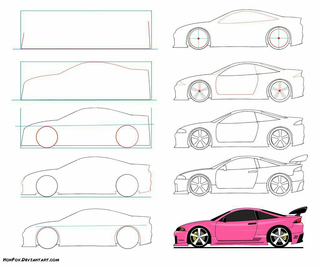 1024x854 How To Draw A Car How To Draw In Drawings, Car - Car Drawing Tips