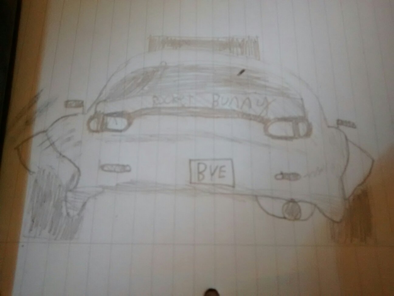 1296x972 Mazda Rx Rocket Bunny - Car Drawing Tips