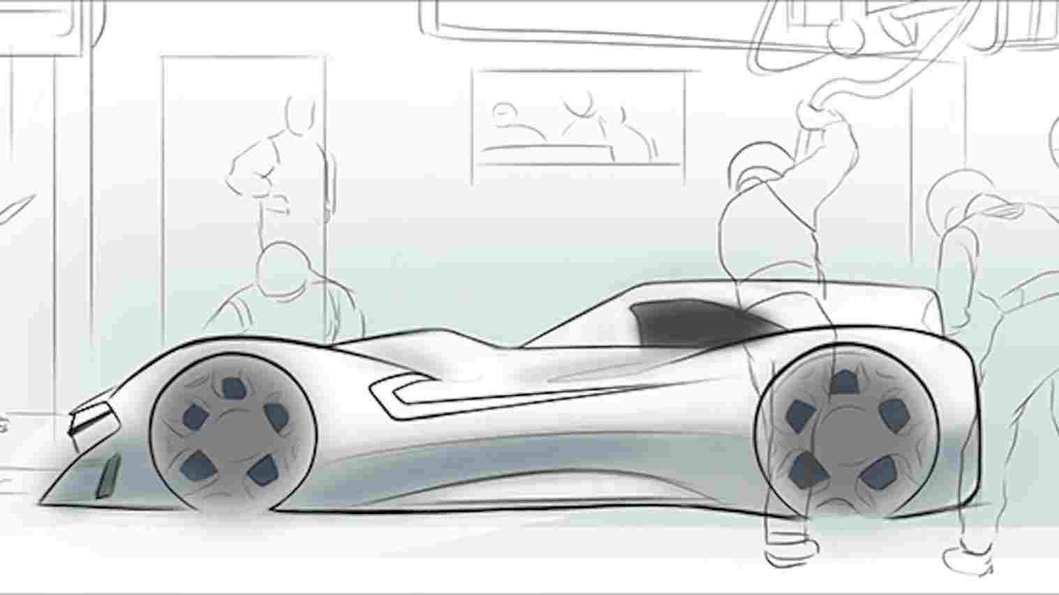 1517x853 Sketch Sports Car Car Drawing - Car Drawing Tips